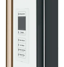 CAFE Réfrigérateur 23,1 pi3 36 po Blanc Congélateur en bas, Portes françaises - CWE23SP4MW2