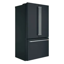 CAFE Réfrigérateur 23,1 pi3 36 po Noir Congélateur en bas, Portes françaises - CWE23SP3MD1
