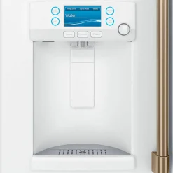 CAFE Réfrigérateur 22,1 pi3 36 po Blanc Congélateur en bas, Portes françaises - CYE22TP4MW2