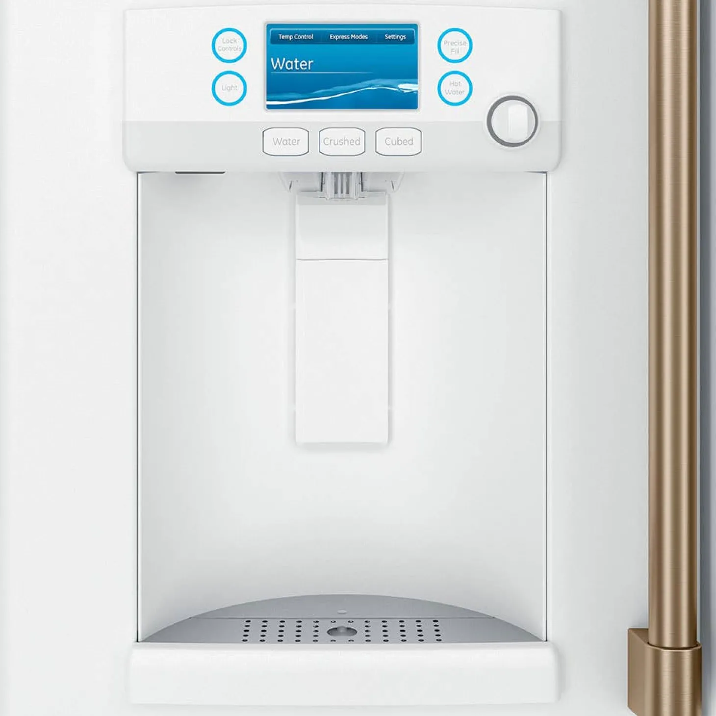 CAFE Réfrigérateur 22,1 pi3 36 po Blanc Congélateur en bas, Portes françaises - CYE22TP4MW2