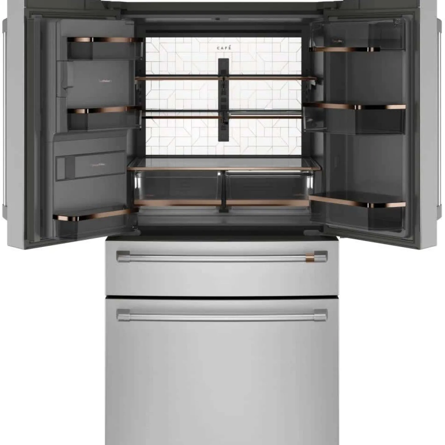 CAFE Réfrigérateur 22,3 pi3 36 po Acier inoxydable Portes françaises - CXE22DP2PS1