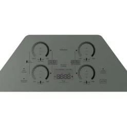 CAFE Table de cuisson Induction Acier inoxydable 30