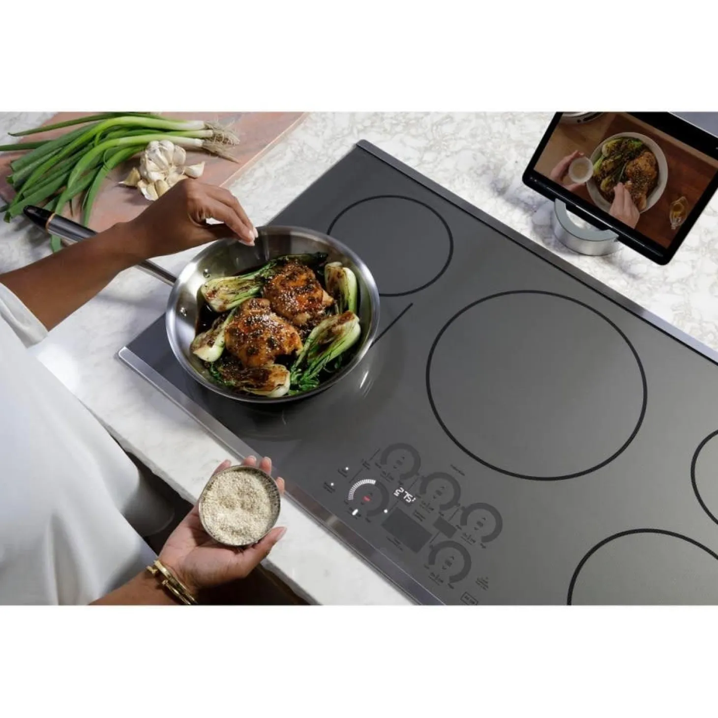 CAFE Table de cuisson Induction Acier inoxydable 30" Acier inoxydable - CHP90302TSS