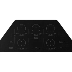 CAFE Table de cuisson Vitrocéramique Noir 36