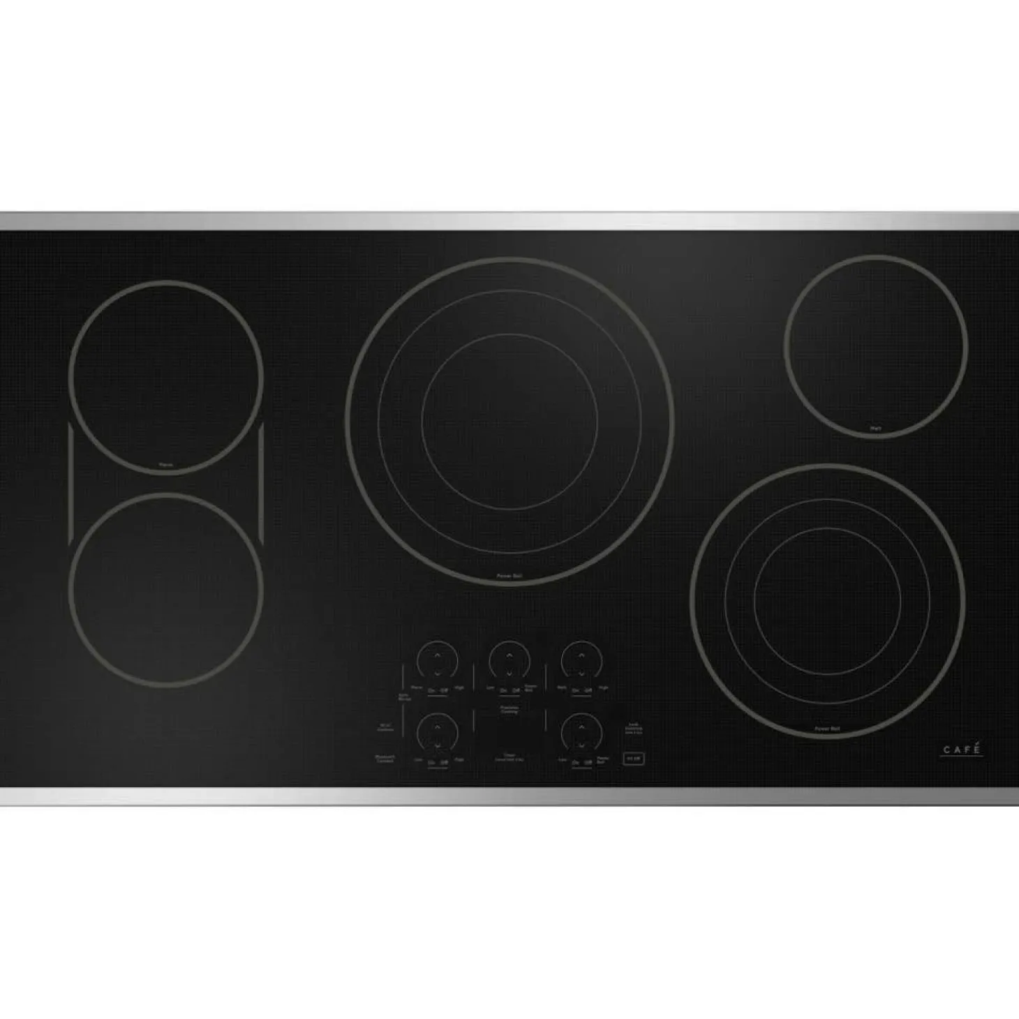 CAFE Table de cuisson Vitrocéramique Acier inoxydable 36" Acier inoxydable - CEP90362TSS