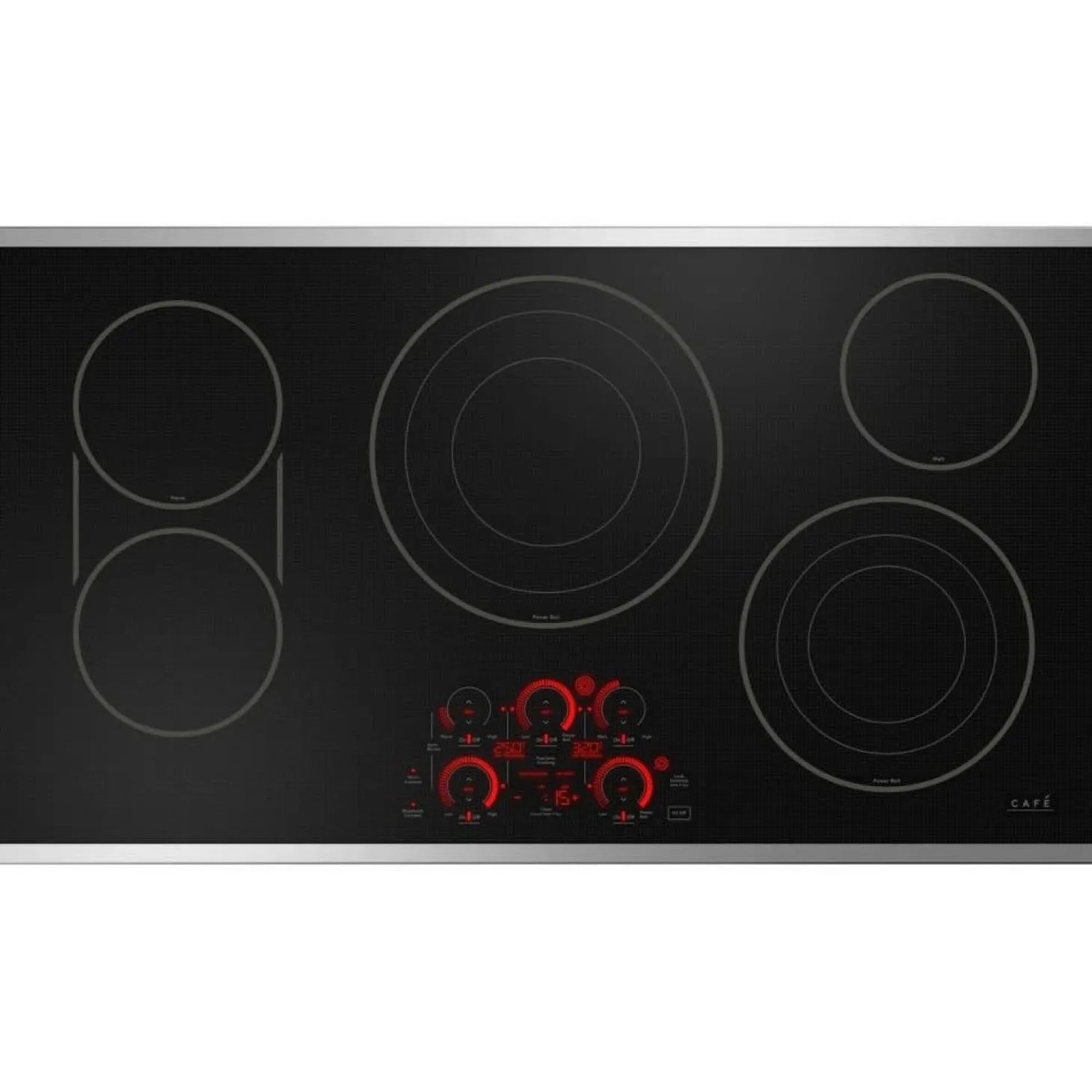 CAFE Table de cuisson Vitrocéramique Acier inoxydable 36" Acier inoxydable - CEP90362TSS