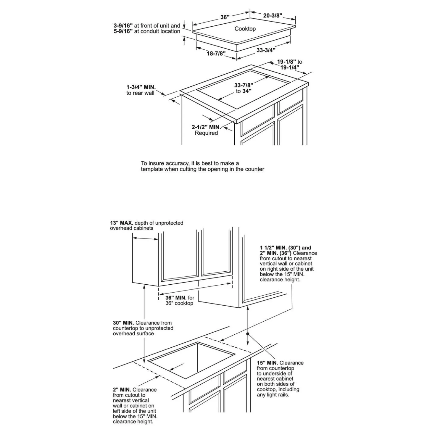 CAFE Table de cuisson Vitrocéramique Acier inoxydable 36" Acier inoxydable - CEP90362TSS