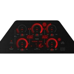CAFE Table de cuisson Vitrocéramique Acier inoxydable 36