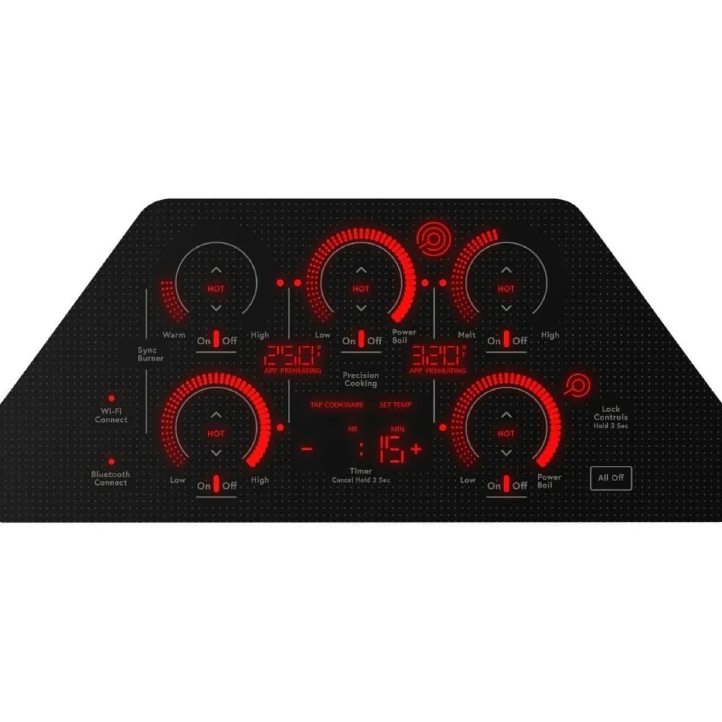 CAFE Table de cuisson Vitrocéramique Acier inoxydable 36" Acier inoxydable - CEP90362TSS