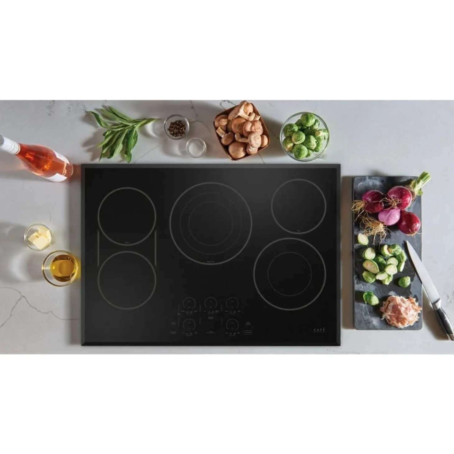 CAFE Table de cuisson Vitrocéramique Noir 30" Noir - CEP90301TBB