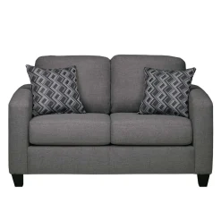 Causeuse - gris charbon