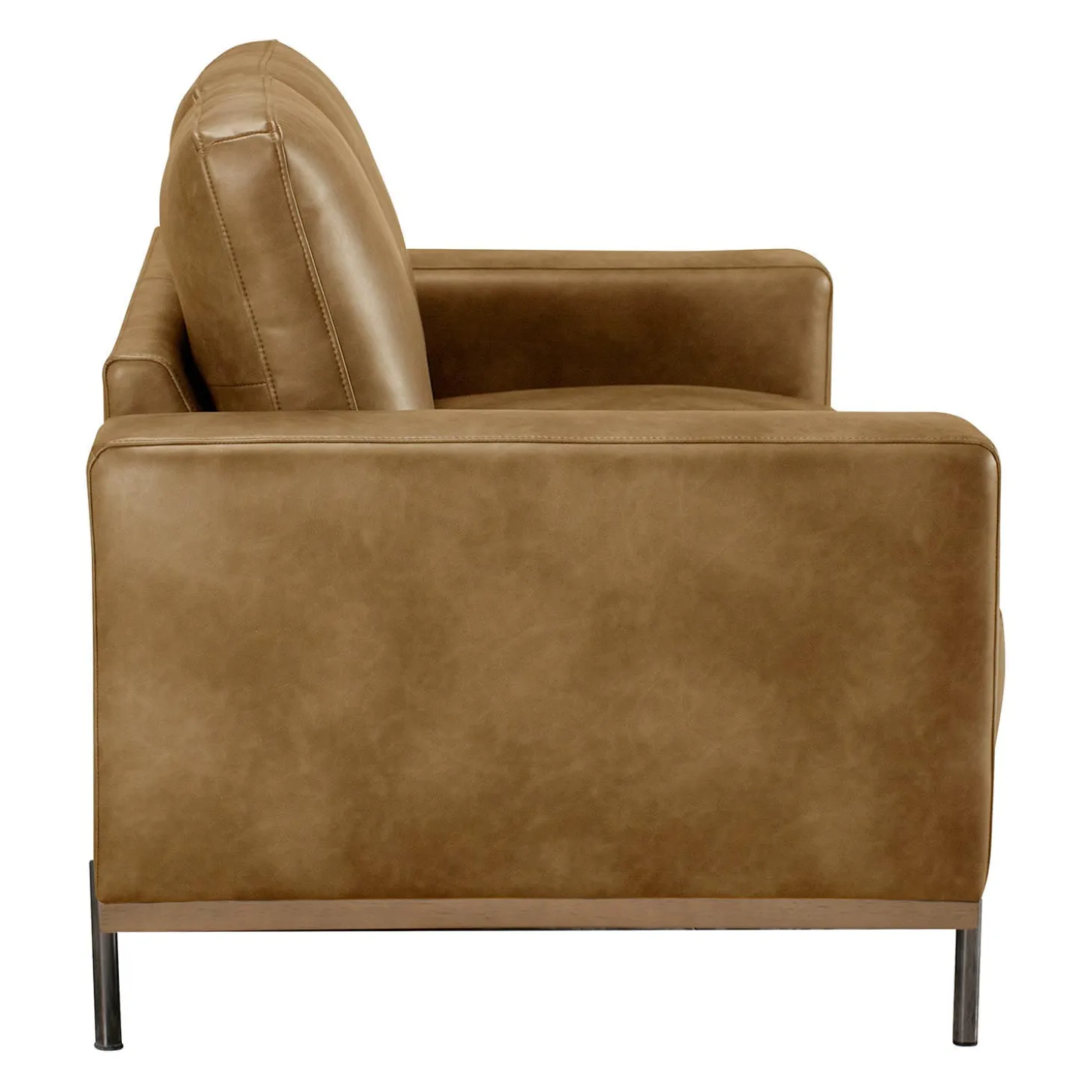 Causeuse avec assises profondes - brun