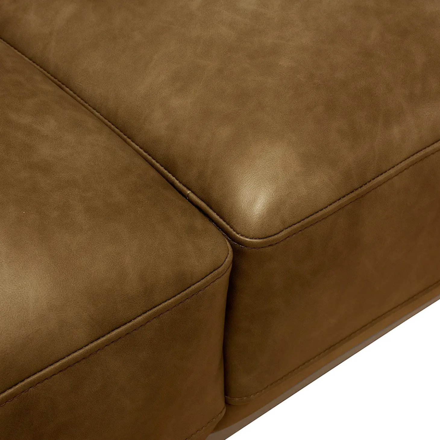 Causeuse avec assises profondes - brun