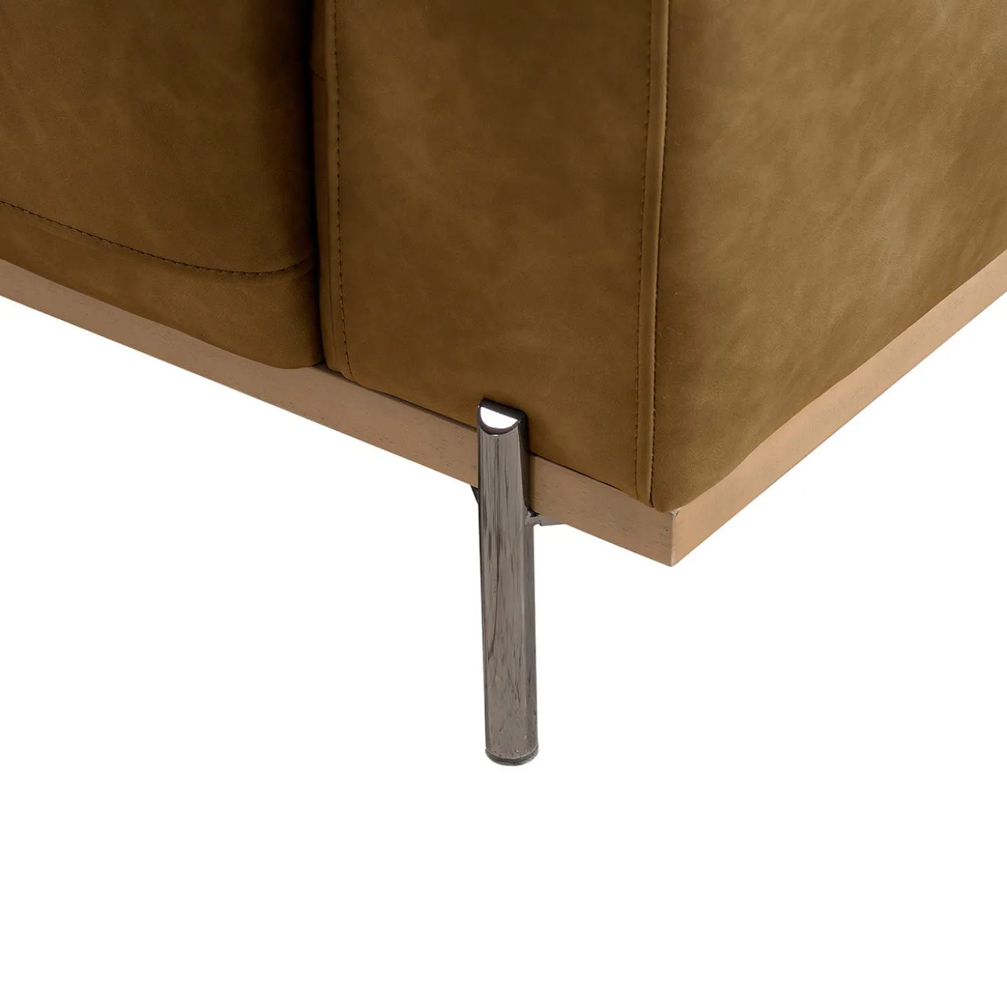 Causeuse avec assises profondes - brun