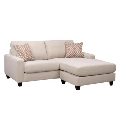 Causeuse avec chaise longue réversible