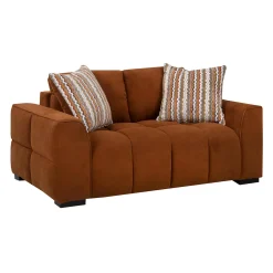 Causeuse de style guimauve - rouille