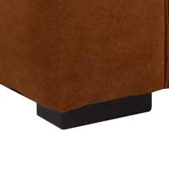 Causeuse de style guimauve - rouille