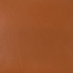 Causeuse en cuir véritable - cognac