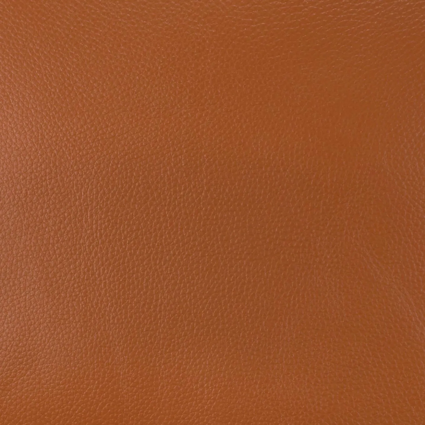Causeuse en cuir véritable - cognac