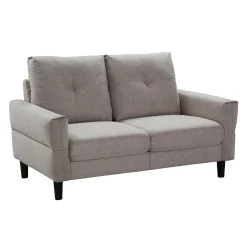 Causeuse en tissu - beige