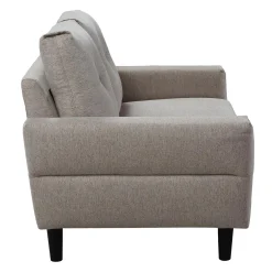 Causeuse en tissu - beige