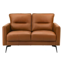 Causeuse en tout cuir véritable