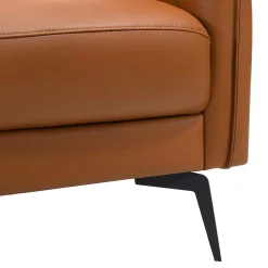 Causeuse en tout cuir véritable
