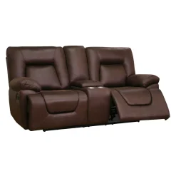 Causeuse inclinable avec console