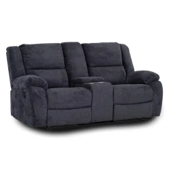 Causeuse inclinable avec console et porte-gobelets