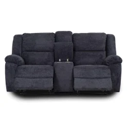 Causeuse inclinable avec console et porte-gobelets