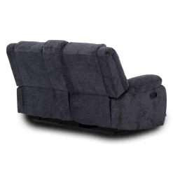 Causeuse inclinable avec console et porte-gobelets