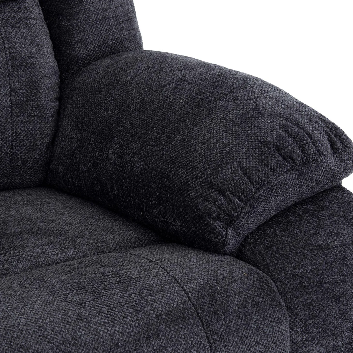 Causeuse inclinable avec console et porte-gobelets