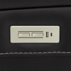 Causeuse inclinable électrique avec appuis-tête ajustables, console et système de son immersif
