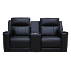 Causeuse inclinable électrique avec massage, chaleur, console et système de son intégré