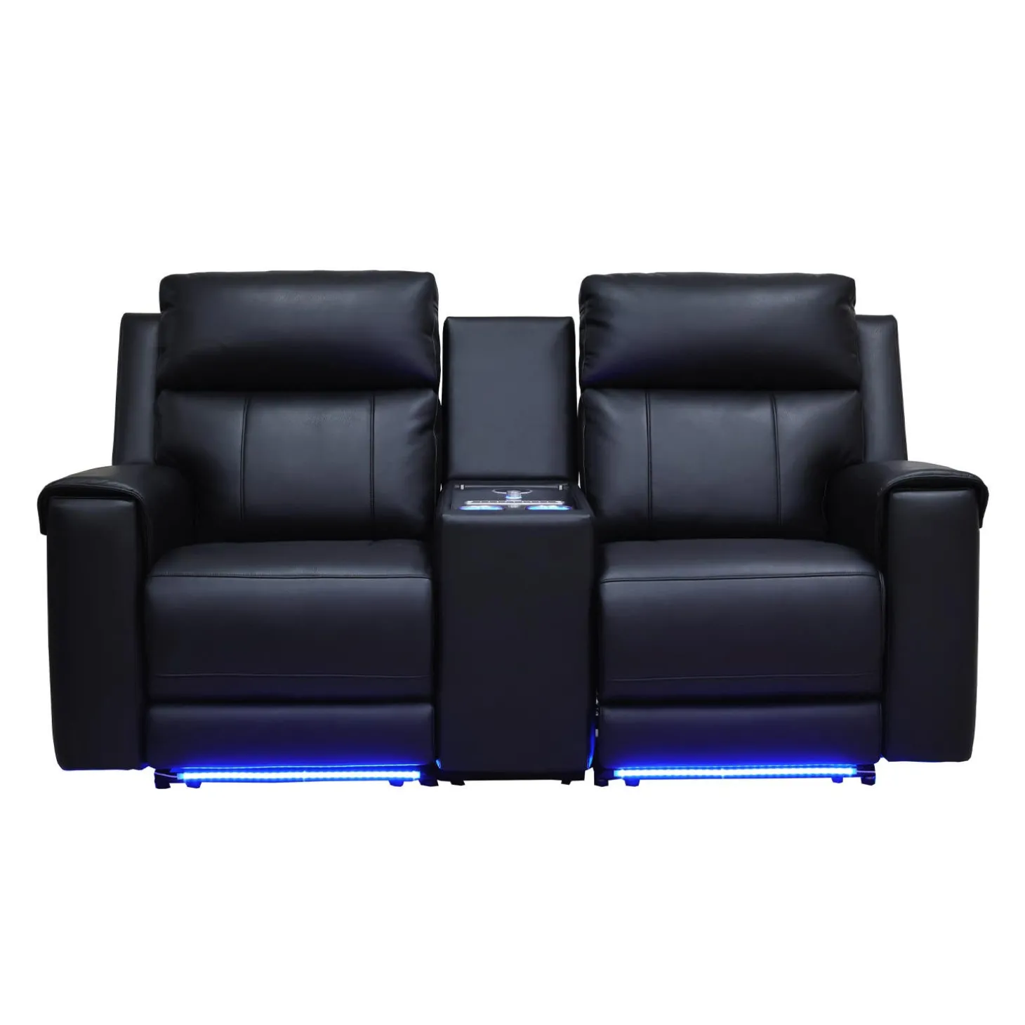 Causeuse inclinable électrique avec massage, chaleur, console et système de son intégré
