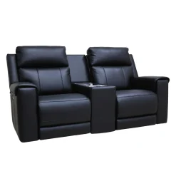 Causeuse inclinable électrique avec massage, chaleur, console et système de son intégré