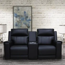 Causeuse inclinable électrique avec massage, chaleur, console et système de son intégré
