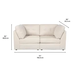 Causeuse modulaire - 2 mcx