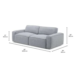 Causeuse modulaire - 2 mcx