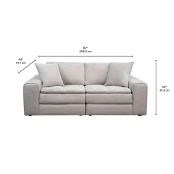 Causeuse modulaire - 2 mcx