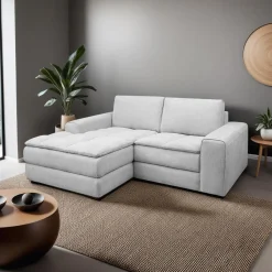 Causeuse modulaire avec chaise longue à gauche - 2 mcx