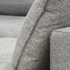 Causeuse modulaire avec ottoman - 3 mcx