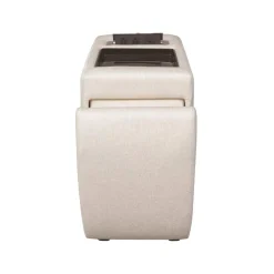 Causeuse modulaire beige avec console - 3 mcx