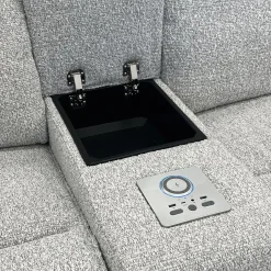 Causeuse modulaire inclinable électrique et console avec système audio intégré - 3 mcx
