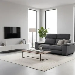 Causeuse modulaire inclinable électrique avec appuis-tête ajustables - 2 mcx