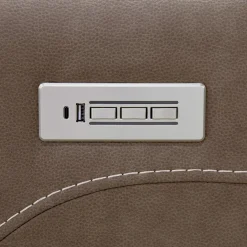 Causeuse modulaire électrique inclinable avec console - 3 mcx