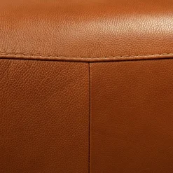 Causeuse modulaire électrique inclinable en cuir véritable avec appui-têtes ajustables – 2 mcx