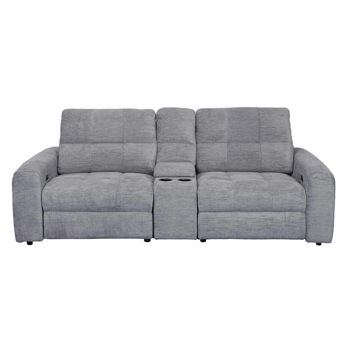 Causeuse modulaire électrique inclinable et console - 3 mcx