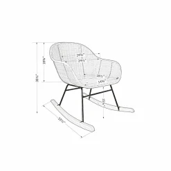 Chaise berçante