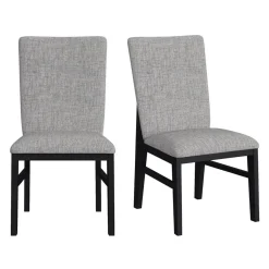 Chaise (boite de 2) - tissu gris